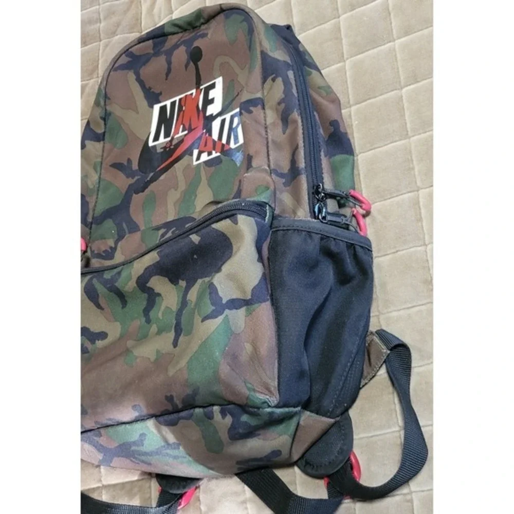 Nike Air Jordan Jumpman Kids Large Backpack Camo 13